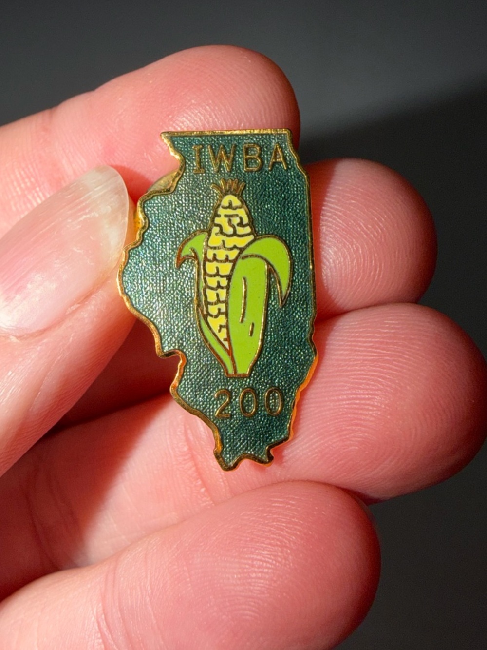 Vintage IWBA Illinois Women's Bowling Association 200 High Game Pin